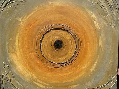 CENTRIQUE 1.  ACRYLIQUE - 36 X 36