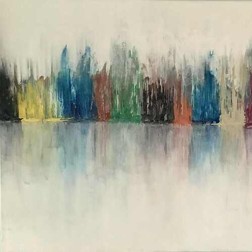 REFLET 1.   ACRYLIQUE - 36 X 60