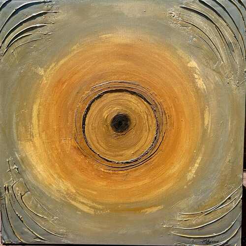 CENTRIQUE 1.  ACRYLIQUE - 36 X 36